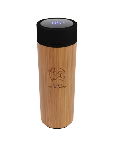 Botella inteligente de bambú de 500 ml "SCX.design D11"