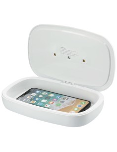 Desinfectante UV para smartphone con base de carga inalámbrica de 5 W "Capsule"
