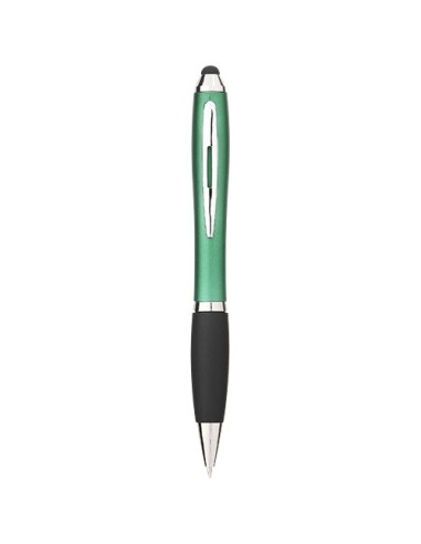 Bolígrafo stylus de color con empuñadura negra "Nash"