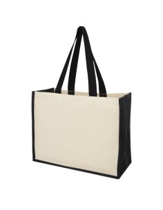 Bolsa Tote para la compra de lona y yute de 320 g/m² "Varai" | Sequio 2