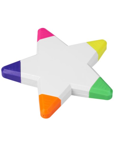 Marcador fluorescente estrella "Solvig" | Sequio regalos de empresa