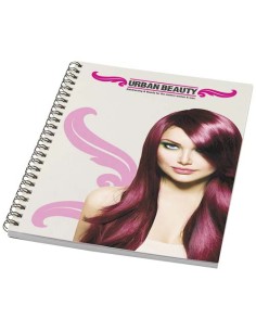 Cuaderno con espiral A5 a color "Desk-Mate®"