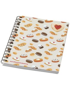 Cuaderno con espiral A6 a color "Desk-Mate®"