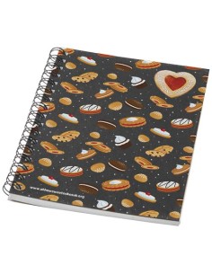 Cuaderno con espiral A6 a color "Desk-Mate®" 2