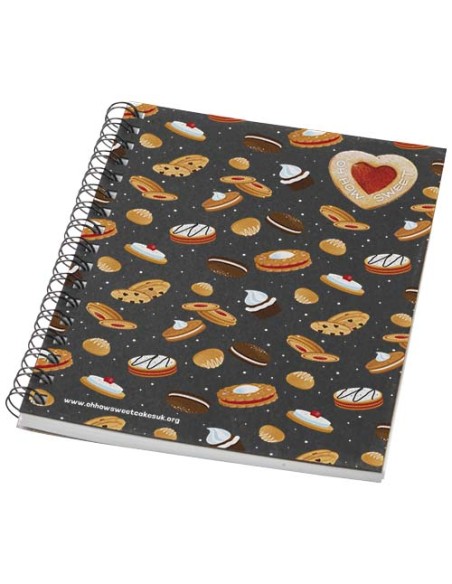 Cuaderno con espiral A6 a color "Desk-Mate®" | Sequio regalos de empre