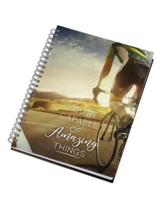 Agenda A5 de tapa dura sin fechas "Desk-Mate®" 2