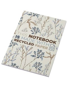 Libreta A5 de tapa blanda con 50 hojas de papel reciclado...