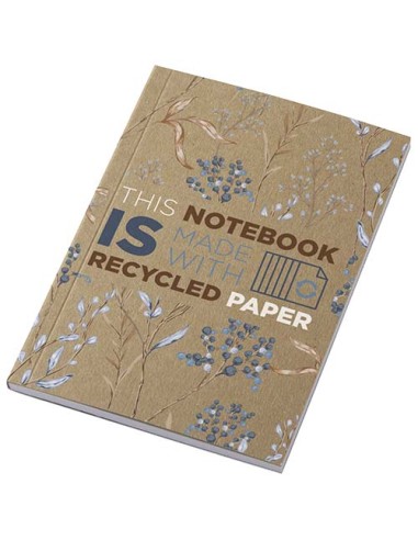 Libreta A6 de tapa blanda craft con 50 hojas de papel reciclado "Novel