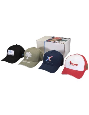 Kit de muestras de gorras recicladas | Sequio regalos de empresa