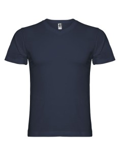 Camiseta de cuello de pico de manga corta para hombre "Samoyedo" | Seq