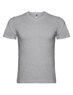 Camiseta de cuello de pico de manga corta para hombre "Samoyedo" | Seq 2