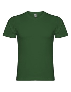 Camiseta de cuello de pico de manga corta para hombre "Samoyedo" | Seq 2