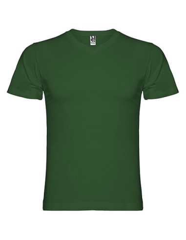 Camiseta de cuello de pico de manga corta para hombre "Samoyedo" | Seq
