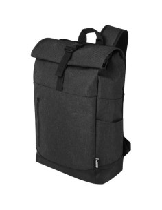 Mochila para portátil de 15,6" reciclada GRS con cierre superior 12L " 2