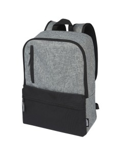 Mochila para portátil de 15" reciclada GRS en dos tonos de 14 L "Recla