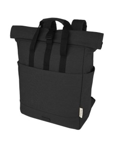Mochila enrollable de 15 L para portátil de 15" de lona reciclada GRS 2