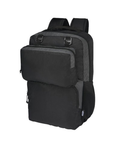 Mochila para portátil de 15" reciclada GRS en dos tonos de 14 L "Trail