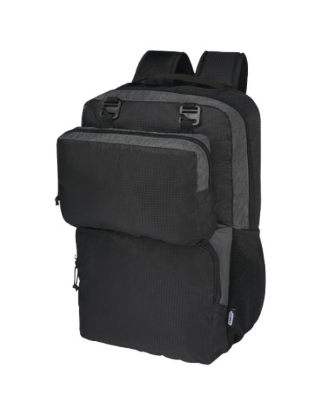 Mochila para portátil de 15" reciclada GRS en dos tonos de 14 L "Trail