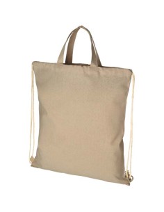 Mochila de cuerdas de algodón reciclado de 210 g/m² 6L...