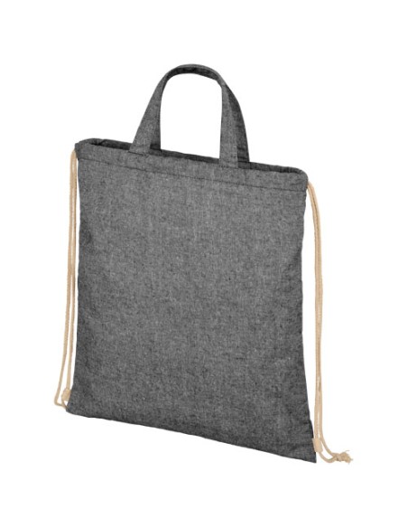 Mochila de cuerdas de algodón reciclado de 210 g/m² 6L "Pheebs" | Sequ