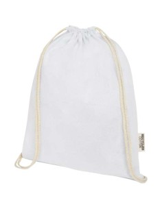 Bolsa con cordón de algodón reciclado GRS de 140 g/m² "Oregon" | Sequi