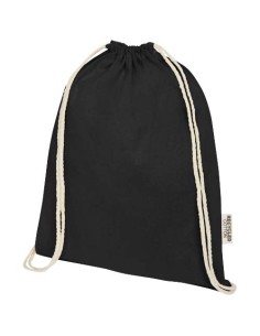 Bolsa con cordón de algodón reciclado GRS de 140 g/m² "Oregon" | Sequi 2