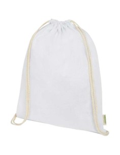 Bolsa con cuerdas de 5 l algodón orgánico OCS de 140 g/m² "Odisha" | S