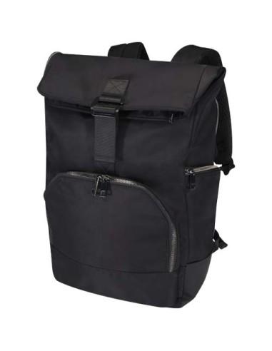 Mochila para portátil de 15" enrollable de material reciclado GRS de 1