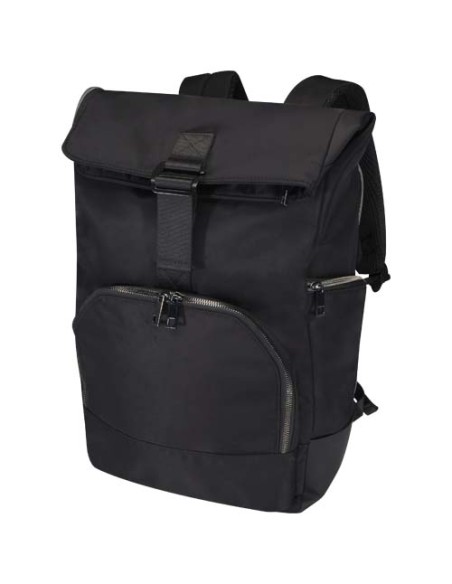 Mochila para portátil de 15" enrollable de material reciclado GRS de 1