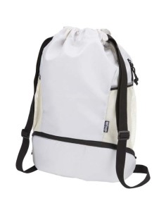 Bolsa deportiva de 18 L con cordón y compartimento inferior de materia
