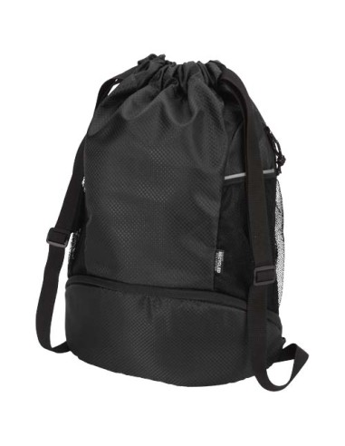 Bolsa deportiva de 18 L con cordón y compartimento inferior de materia