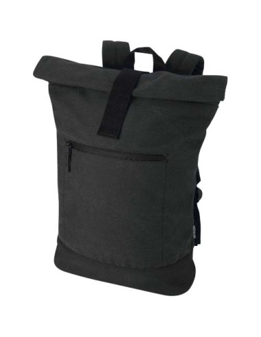 Mochila de 14" enrollable de 16l con material reciclado GRS "Recanvas"