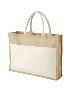 Bolsa Tote de yute con bolsillo "Mumbay" | Sequio regalos de empresa