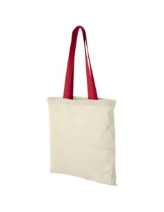 Bolsa Tote de algodón 100 g/m² con asas largas contrastadas "Nevada" | 2