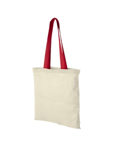 Bolsa Tote de algodón 100 g/m² con asas largas contrastadas "Nevada" |