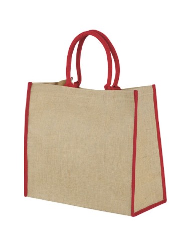 Bolsa Tote de yute con bordes contrastados "Harry" | Sequio regalos de