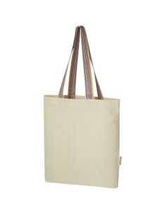 Bolsa Tote de algodón reciclado de 180 g/m² de 5 l "Rainbow" | Sequio