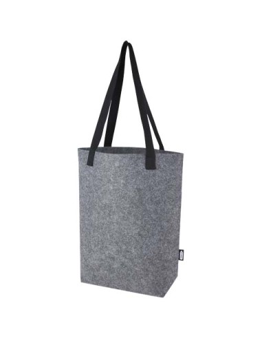 Bolsa Tote de fieltro reciclado GRS con fondo ancho de 12 L "Felta" |