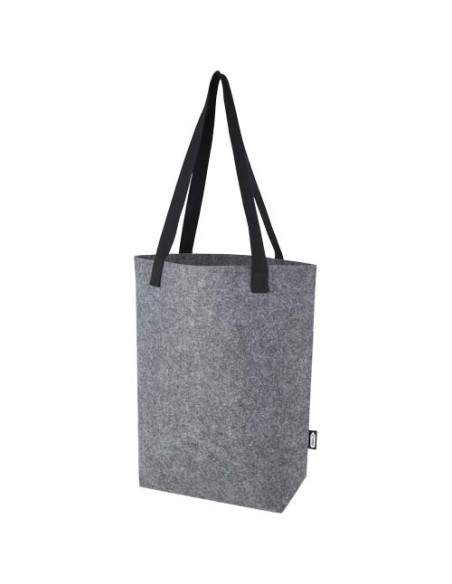 Bolsa Tote de fieltro reciclado GRS con fondo ancho de 12 L "Felta" |