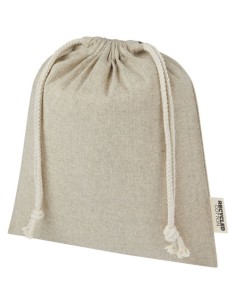 Bolsa de regalo mediana de 1,5 l de algodón reciclado GRS de 150 g/m²