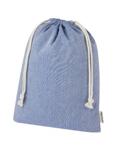 Bolsa de regalo grande de 4 l de algodón reciclado GRS de 150 g/m² "Ph