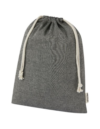 Bolsa de regalo grande de 4 l de algodón reciclado GRS de 150 g/m² "Ph