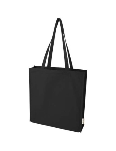 Bolsa Tote algodón reciclado 100% GRS con refuerzos de 270 g/m² "Flori
