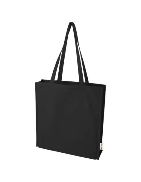 Bolsa Tote algodón reciclado 100% GRS con refuerzos de 270 g/m² "Flori