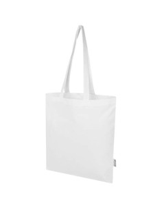 Bolsa Tote de 7 L de algodón reciclado de 140 g/m² con certificado GRS