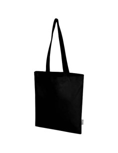 Bolsa Tote de 7 L de algodón reciclado de 140 g/m² con certificado GRS 2