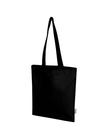 Bolsa Tote de 7 L de algodón reciclado de 140 g/m² con certificado GRS