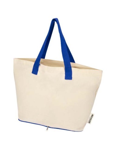 Bolsa Tote de 7 l de algodón reciclado GRS de 140 g/m² "Sierra" | Sequ