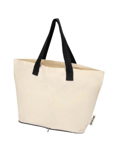 Bolsa Tote de 7 l de algodón reciclado GRS de 140 g/m² "Sierra" | Sequ