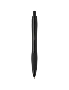Bolígrafo de plástico reciclado con adornos negros (tinta... 2
